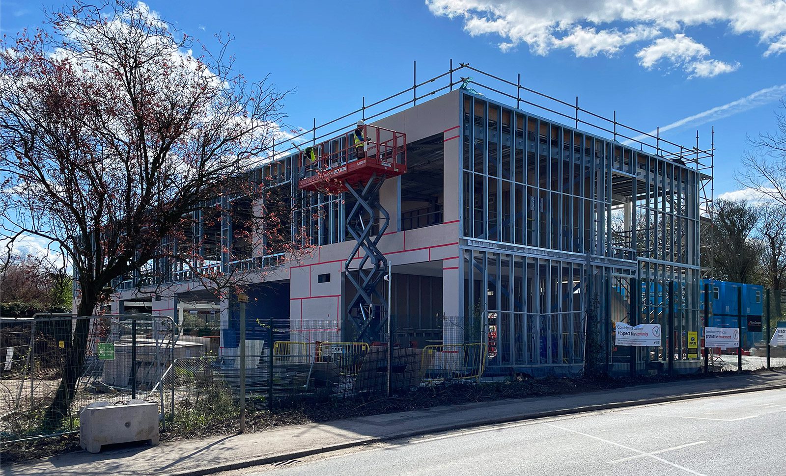 school being constructed